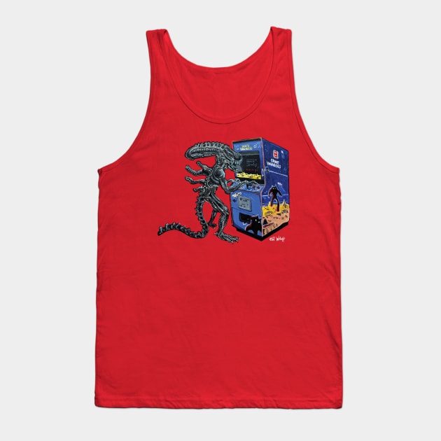 Alien Invaders Tank Top by eliwolff